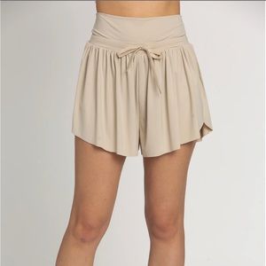 Gold hinge athletic shorts